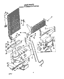 UNIT Diagram and Parts List for ET14JMYSF02  Whirlpool Refrigerator