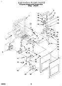 DISPENSER FRONT Diagram and Parts List for 4KSRS27QDA01  KitchenAid Refrigerator