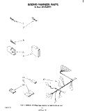 WIRING HARNESS Diagram and Parts List for GDU4050XPW1  Whirlpool Dishwasher