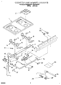 Part Location Diagram of 4363546 Whirlpool PIPE-MNFLD