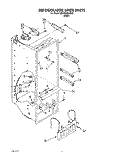 REFRIGERATOR LINER Diagram and Parts List for ED25DQXAB00  Whirlpool Refrigerator