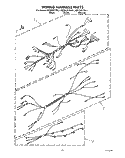 WIRING HARNESS Diagram and Parts List for KEDS207YAL1  KitchenAid Range