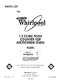 SECTION Diagram and Parts List for MW8650XS5  Whirlpool Microwave