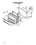FREEZER DOOR Diagram and Parts List for 8ET18RKXYN00  Whirlpool Refrigerator