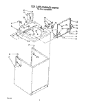 TOP AND CABINET, LIT/OPTIONAL Diagram and Parts List for LA9480XWN0  Whirlpool Washer