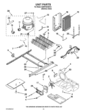 UNIT PARTS Diagram and Parts List for ED5PVEXWS12  Whirlpool Refrigerator