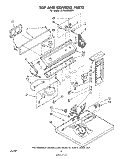 SECTION Diagram and Parts List for LE7800XMW1  Whirlpool Dryer