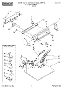 Part Location Diagram of 3394293 Whirlpool HARNS-WIRE