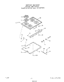 Part Location Diagram of 331576 Whirlpool Burner Box Bottom