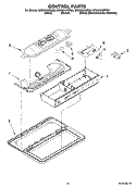 CONTROL PARTS Diagram and Parts List for GC5NHAXSQ02  Whirlpool Refrigerator