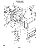 Part Location Diagram of 675411 Whirlpool PANEL