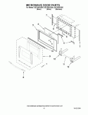 Part Location Diagram of WPW10169801 Whirlpool Door Handle - Black