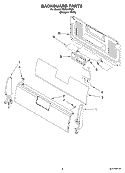 Part Location Diagram of 98018144 Whirlpool Bracket, Timer (Left)