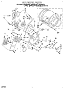 SECTION Diagram and Parts List for LER7646DW0  Whirlpool Dryer