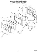 Part Location Diagram of 4453107 Whirlpool NUT