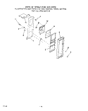 CONTROL PANEL, LIT/OPTIONAL Diagram and Parts List for 1743W0A  Roper Range