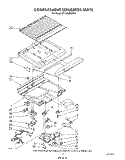 COMPARTMENT SEPARATOR Diagram and Parts List for ET18HMXSW06  Whirlpool Refrigerator