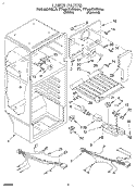 LINER Diagram and Parts List for TT14HDXBN01  Estate Refrigerator