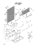 UNIT Diagram and Parts List for 3XARG468WP01  Whirlpool Refrigerator