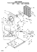 UNIT PARTS, OPTIONAL PARTS Diagram and Parts List for KUIS18NNJB6  KitchenAid Ice Maker