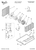 UNIT PARTS Diagram and Parts List for ACE114XJ1  Whirlpool Air Conditioner