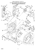 BULKHEAD Diagram and Parts List for KGYS700GQ1  KitchenAid Dryer