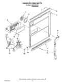 Part Location Diagram of WPW10524920 Whirlpool Dishwasher Rinse Aid Cap