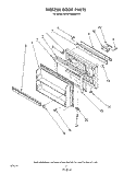 FREEZER DOOR Diagram and Parts List for KFRF19MSWHY0  KitchenAid Refrigerator