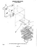 LOWER OVEN, LITERATURE AND OPTIONAL Diagram and Parts List for RE963PXPT1  Whirlpool Range