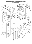 Part Location Diagram of 2259021 Whirlpool DUCT-AIR