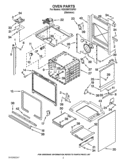OVEN PARTS Diagram and Parts List for KGSS907XSP01  KitchenAid Range