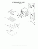 INTERNAL OVEN PARTS Diagram and Parts List for KDSS907SSS04  KitchenAid Range