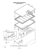 SECTION Diagram and Parts List for EH090FXSN10  Whirlpool Freezer