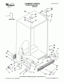 Part Location Diagram of W10213155 Whirlpool DISCONTINUED
