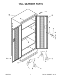 Part Location Diagram of W10554095 Whirlpool SHELF