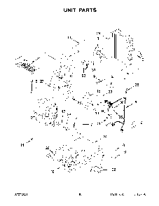 Unit Parts Diagram and Parts List for KUID508HPS01  KitchenAid Ice Maker