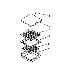 Grill And Griddle Diagram and Parts List for KECG260SHW5  KitchenAid Cooktop