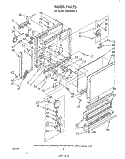 DOOR Diagram and Parts List for DU8900XL0  Whirlpool Dishwasher