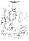 Part Location Diagram of 3370943 Whirlpool PAD-INS
