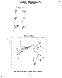WIRING HARNESS Diagram and Parts List for LA7450XMW0  Whirlpool Washer