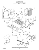 UNIT PARTS Diagram and Parts List for GSC25C5EYW01  Whirlpool Refrigerator