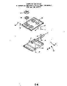 Section 2 Diagram and Parts List for 1463*3A  Roper Range