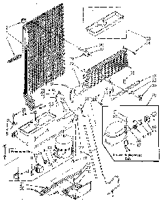 Unit Diagram and Parts List for ET18JKXSN07  Whirlpool Refrigerator