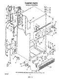 Part Location Diagram of 1120595 Whirlpool BUMPER, BACK PANEL
