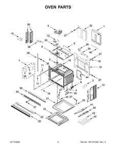 Part Location Diagram of W11714646 Whirlpool BTM VENT SHIELD 30-M22,BL