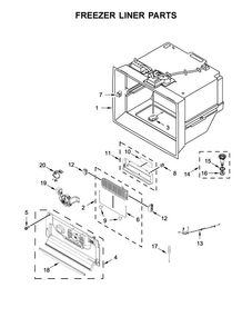 Part Location Diagram of W10911358 Whirlpool HARNS-WIRE