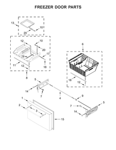 Part Location Diagram of W11241580 Whirlpool BRACKET