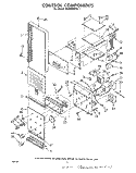 CONTROLS Diagram and Parts List for RHM988PW1  Whirlpool Range