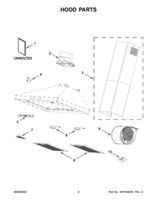 Part Location Diagram of W11630611 Whirlpool HARDWARE