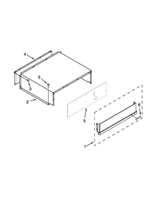 Top Grille And Unit Cover Parts Diagram and Parts List for KBSD612ESS00  KitchenAid Refrigerator